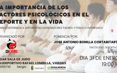Charla factores psicológicos en el deporte
