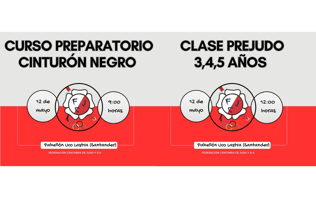 Curso Cinturón Negro y Clase de Prejudo